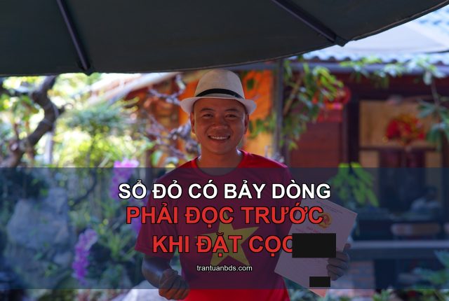Bảy dòng phải đọc trên sổ đỏ trước khi đặt cọc