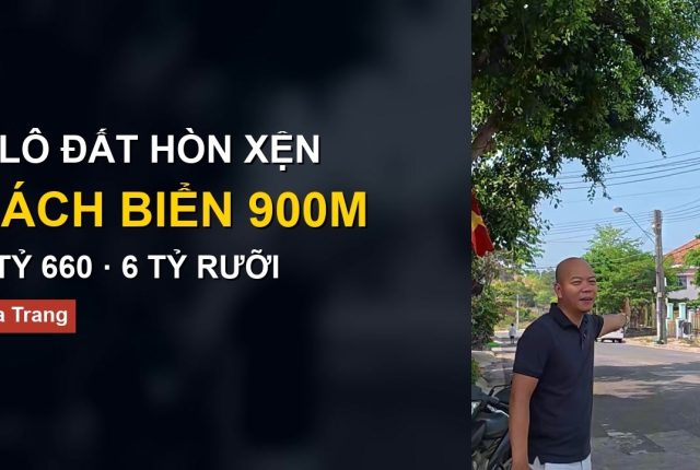 Đất cách biển 900m ở Hòn Xện Nha Trang cho thuê ra sao