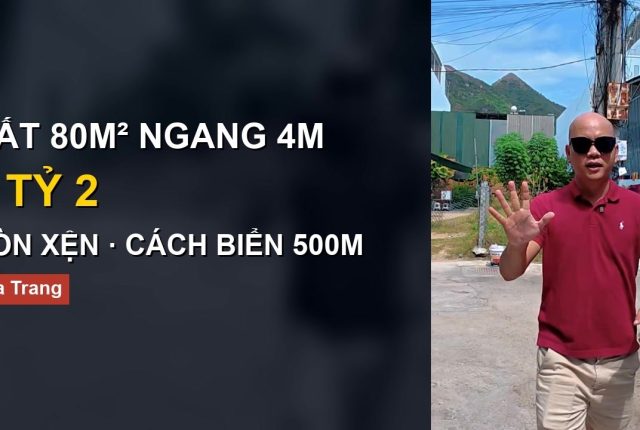 Đất xây căn hộ cho thuê ở Hòn Xện Nha Trang cần tính gì
