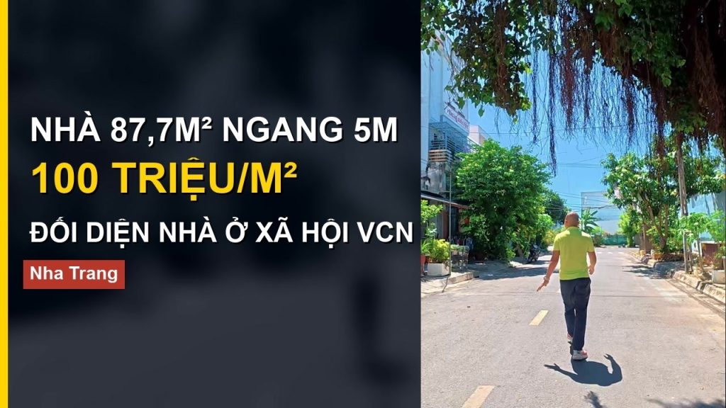 Nhà đối diện nhà ở xã hội VCN Bắc Nha Trang cần xem gì