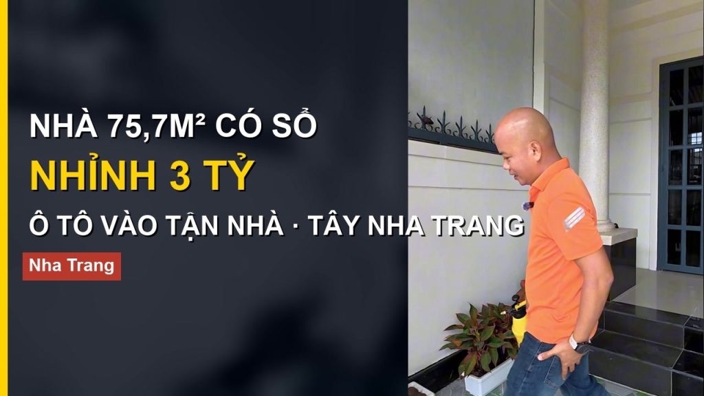 Nhà ô tô vào tận nhà ở Tây Nha Trang cần đo những gì
