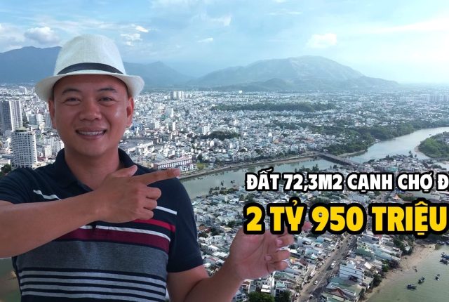 Đất bán cạnh chợ Đầm Nha Trang 72,3m², lô góc hai mặt thoáng, ra biển 5 phút